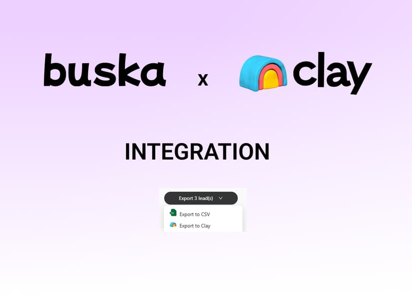 Buska x Clay: automate lead enrichment from social signals