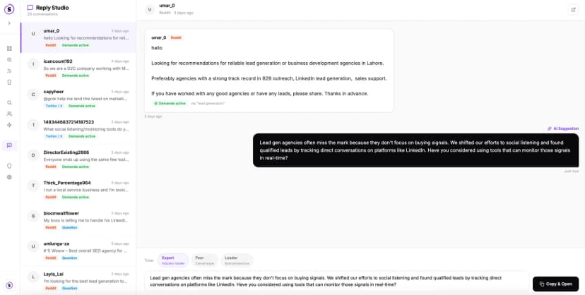 Find People Asking for Recommendations on Reddit