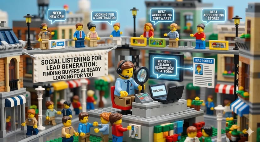 Social listening for lead generation: how to find buyers who are already looking for you