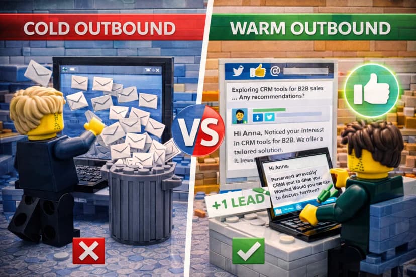 Warm Outbound vs Cold Outbound: Why Signals Win