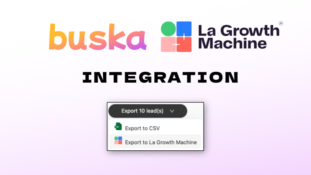 integración de buska y lgm